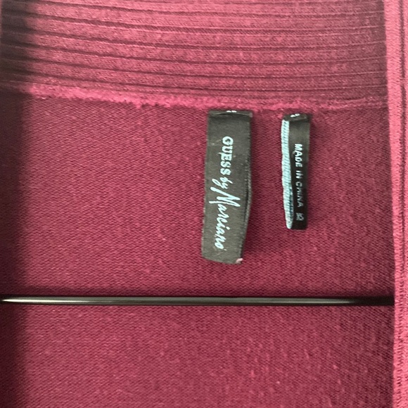 Marciano Berry Purple Open Front Long Cardigan - Size XS - Picture 5 of 6